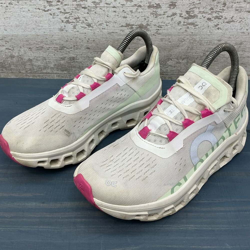 On Cloudmonster White Lima Women's Running Shoes Size US 6.5
